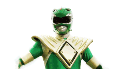 Green Power Ranger is frustrated